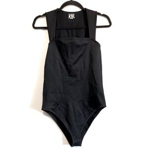 OQQ Ribbed Knit Body Suit